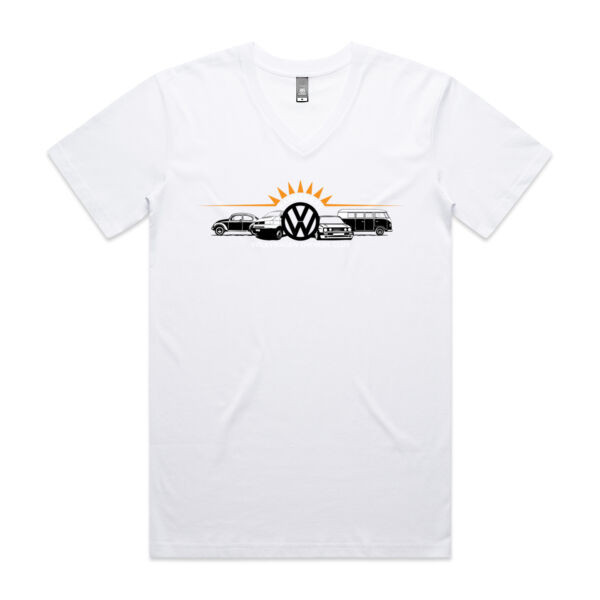 Mens V neck T Shirt HBVWOC LOGO (no blue background)  Thumbnail